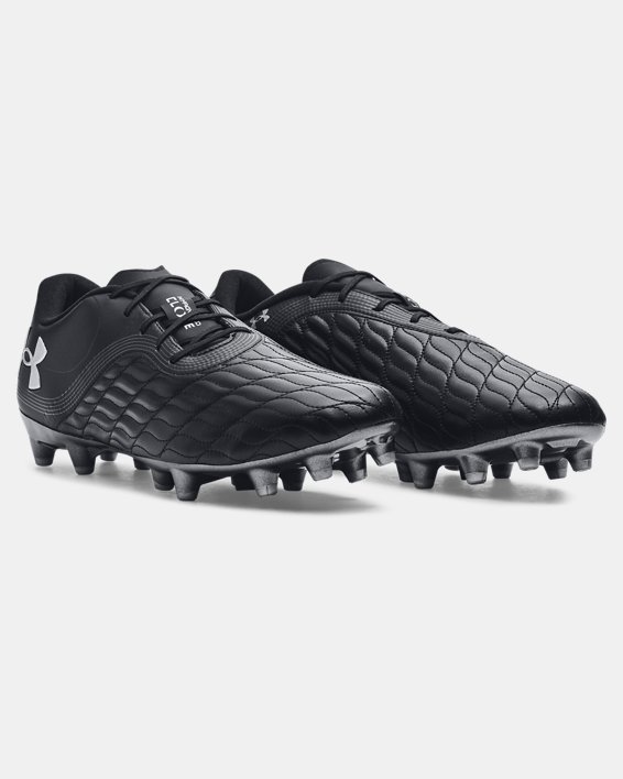 Unisex UA Magnetico Pro 3 FG Soccer Cleats, Black, pdpMainDesktop image number 3